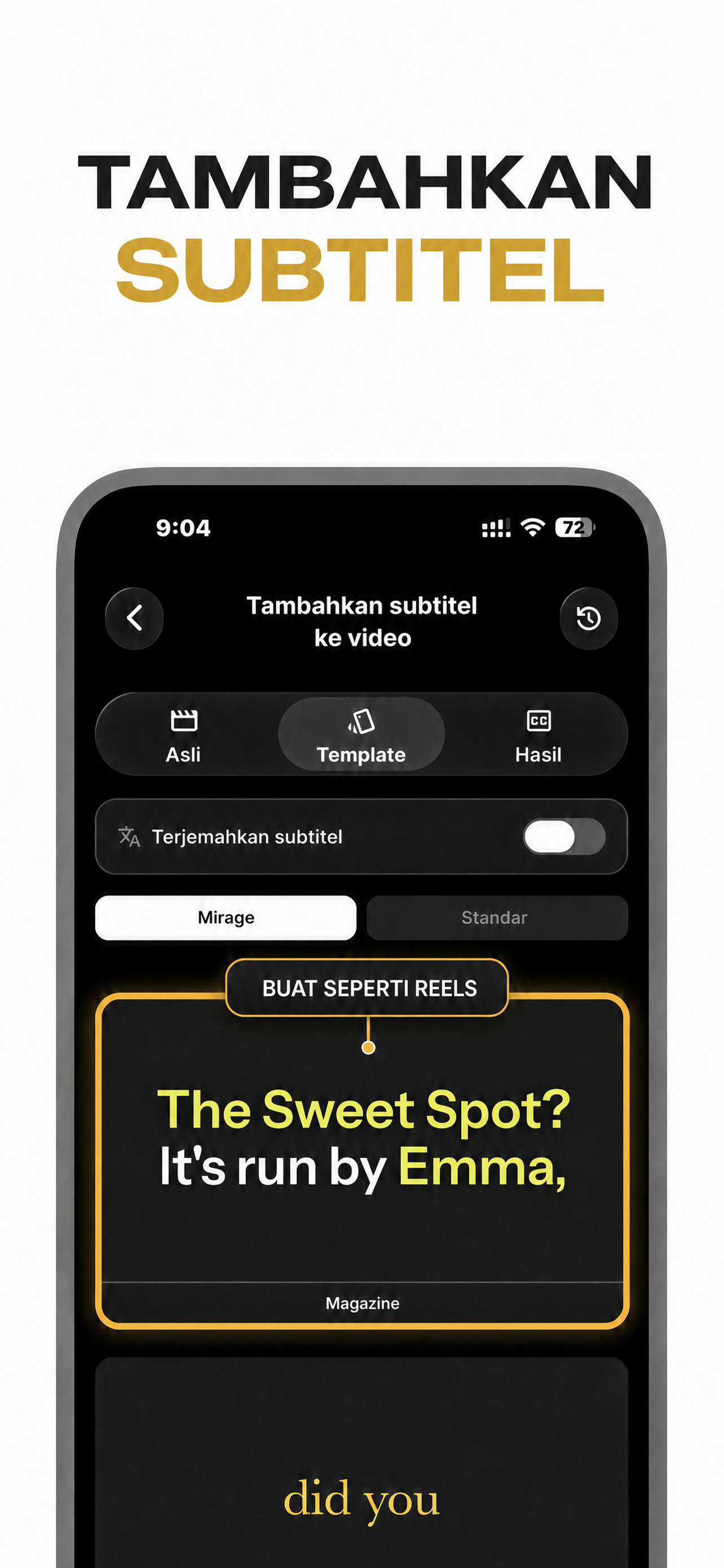 Antarmuka Aplikasi VocaLingo