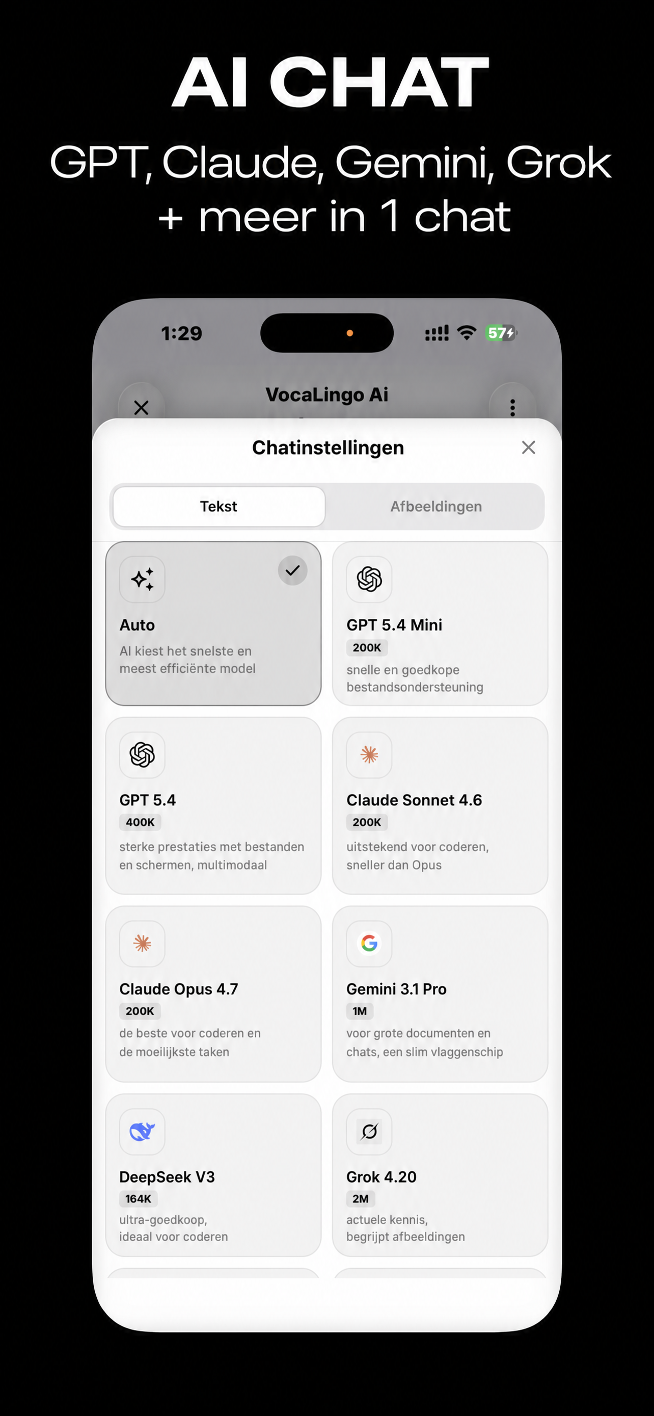 VocaLingo App-interface