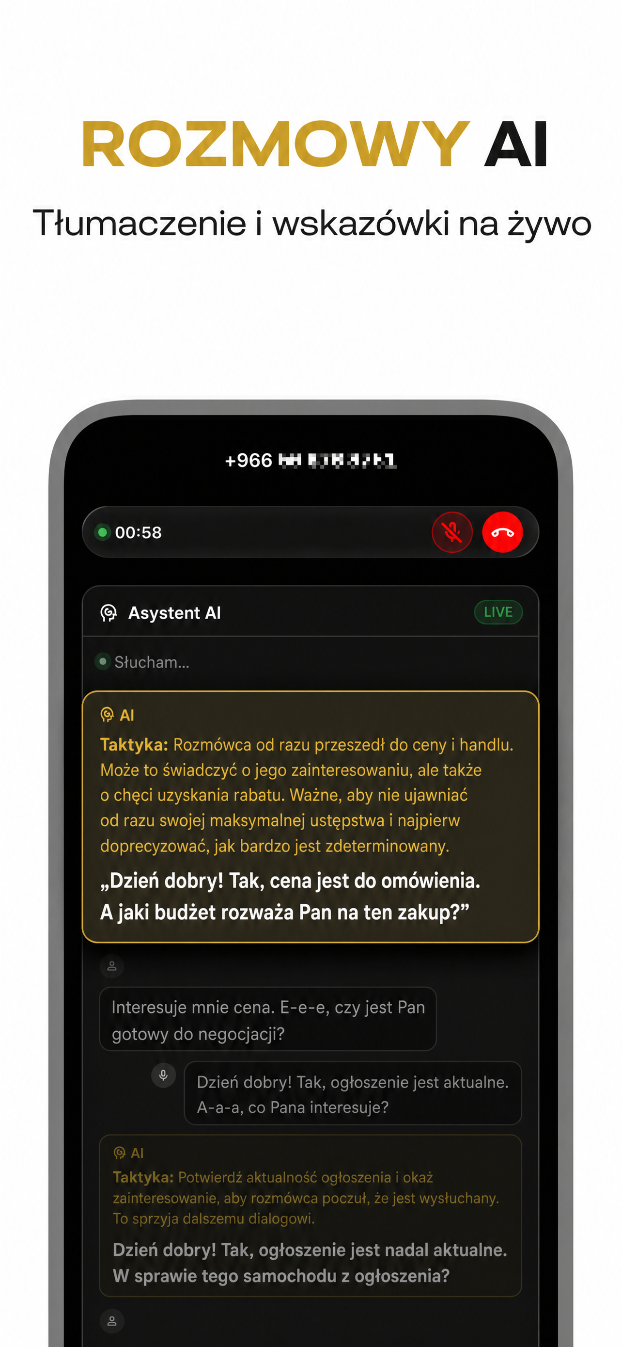 Interfejs aplikacji VocaLingo